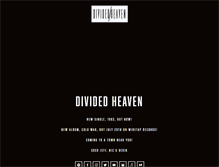 Tablet Screenshot of dividedheaven.com